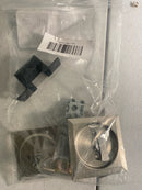 Kwikset 335SQT-15 Square Privacy Bed/Bath Pocket Door Lock - Satin Nickel