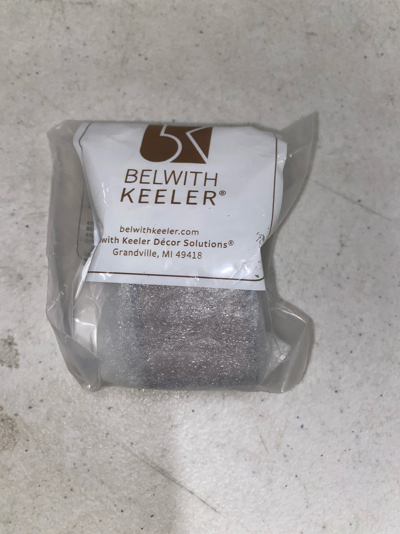 Belwith-Keeler B076617WN-MB Fuse Collection Knob 1-7/16 Inch Square, Matte Black with Walnut