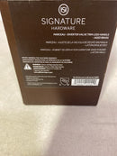 Signature Hardware SHMA441004AGBR Marceau In-Wall 6 Function Diverter Valve Trim Only - Less Handle and Rough-In Valve - Aged Brass