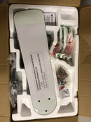 Private brand unbranded SW18030 WH Clarkston II 44 in. LED Indoor White Ceiling Fan with Light Kit