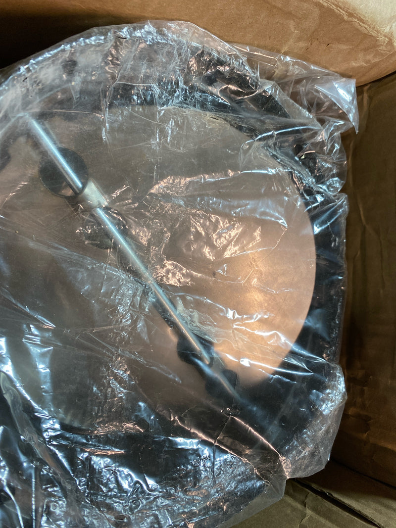 DuraVent 8DVL-ADWD 8" Inner Diameter - DVL Stove Pipe - Double Wall - Adapter with Damper - Black