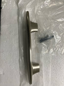 Belwith Keeler B079714-14 Pebble 3-3/4" (96mm) & 5-1/16" (128mm) Dual Center to Center Organic Zen Cabinet Handle / Drawer Pull - Polished Nickel