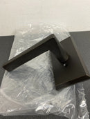 Emtek 710LRMB Lariat Rustic Modern Bronze Passage Door Lever Set - Medium Bronze