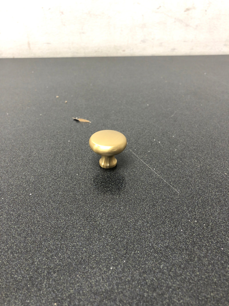 Baldwin 4706044BIN Classic 1-1/4 Inch Mushroom Cabinet Knob from the Estate Collection - Lifetime Satin Brass