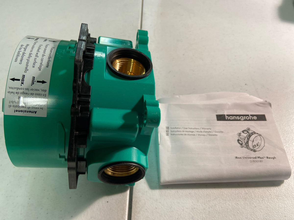Hansgrohe 3/4 in. iBox Universal Plus Rough with Service Stop