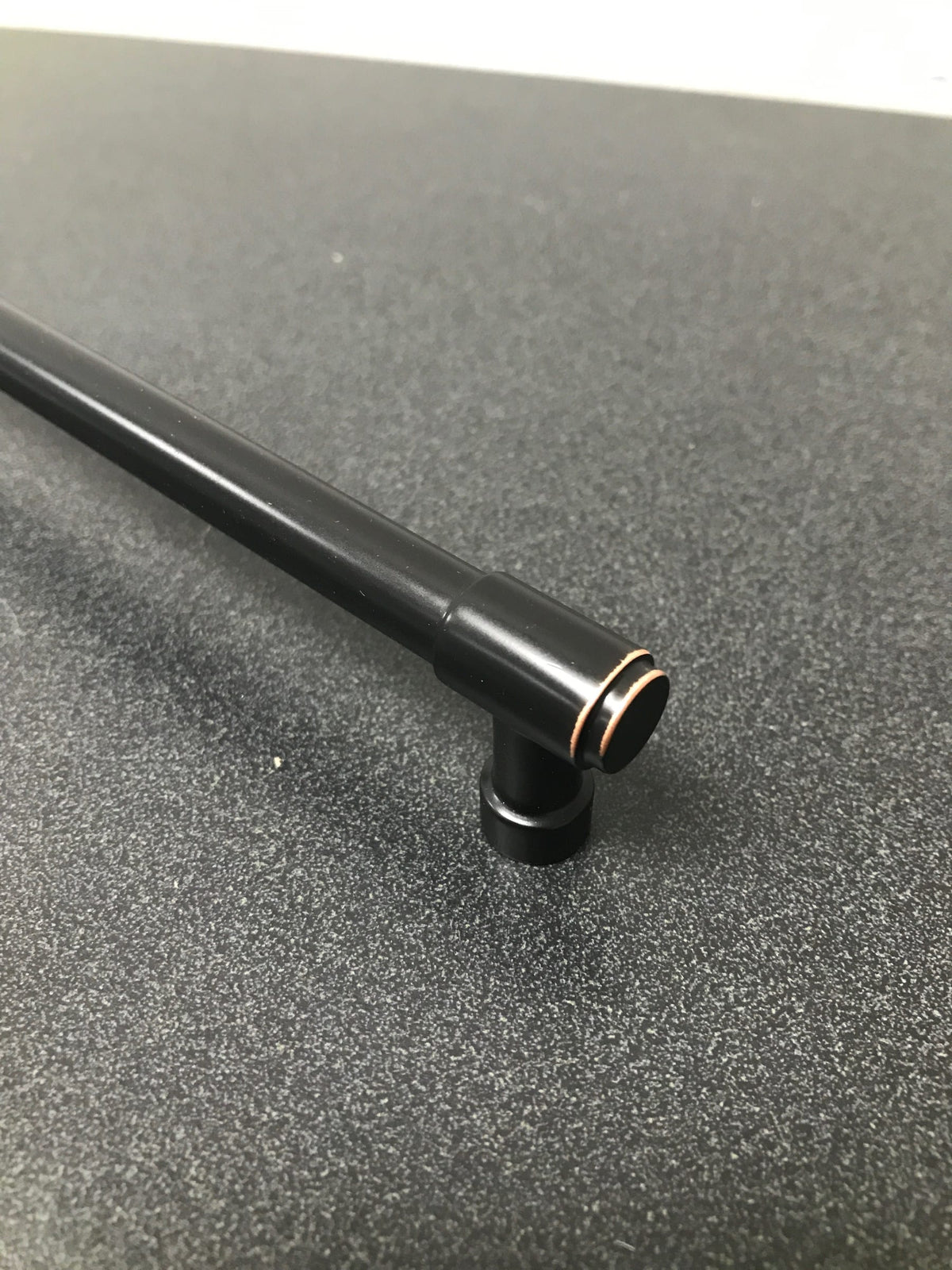 Emtek 86690US10B Jasper 8 Inch Center to Center Bar Cabinet Pull from the Industrial Modern Collection - Oil Rubbed Bronze