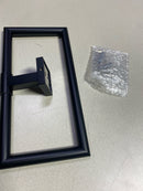ICO Bath V66315 Heat 8-11/16" Wall Mounted Towel Ring - Matte Black