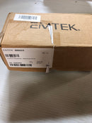 Emtek 8569 Square Style Brass Modern One-Sided Deadbolt, Flat Black