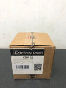 Infinity Drain CDP 22 Clamp Down Drain PVC 2" Throat, 2" Outlet - N/A