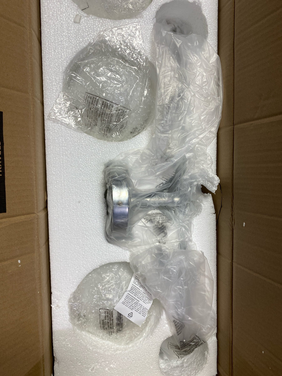 Elegant Lighting LD7034W28C Hanson 3 Light 28" Wide Vanity Light - Chrome