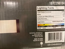 Bel air lighting LED-22464BK5CCT Miles 24 in. Integrated LED Black Bathroom Vanity Light Fixture with Rectangular Acrylic Shade and 5CCT