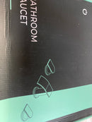 Androme A31A7G 8 in. Widespread Double Handle Bathroom Faucet with Metal Drain in Gold