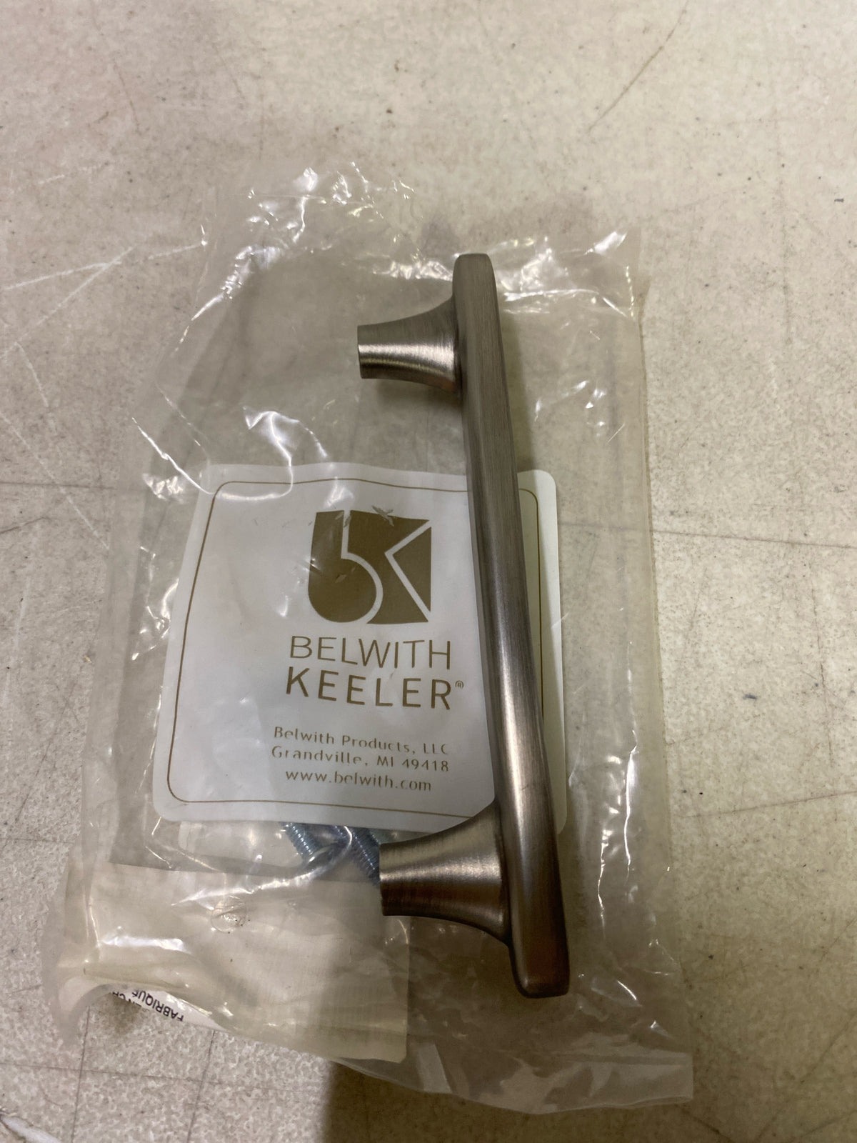 Belwith-Keeler B072342-APN Caspian Pull 96Mm Center to Center, Antique Pewter Nickel