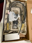 Delta 35587-PR-DST Tetra 1.2 GPM Widespread Bathroom Faucet with T-Lever Handles and Push Pop-up Drain Assembly - Lumicoat Chrome