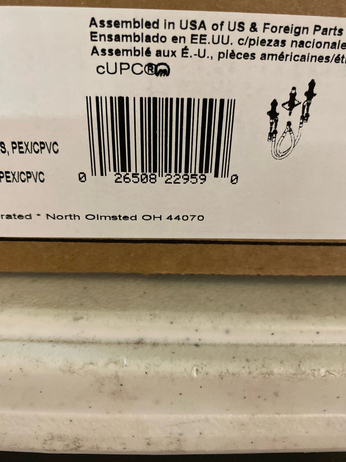 Moen 4793 1/2 Inch PEX Roman Tub Rough-In Valve with Adjustable Centers from the M-PACT Collection - N/A