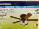 Westinghouse 7231300 Contempra Trio 42" 5 Blade LED Indoor Ceiling Fan - Oil Rubbed Bronze