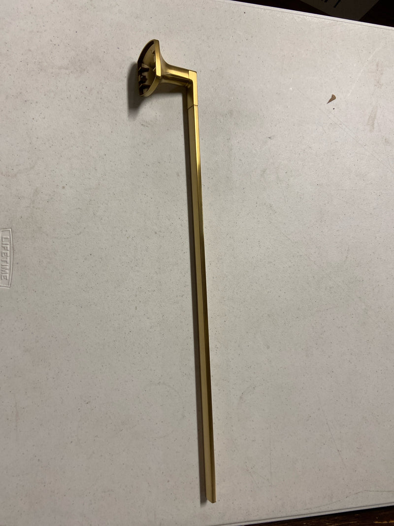 Pfister Vaneri Bath Towel Bar for Bathroom, 24-Inch, Wall-Mounted, Screw-in, Brushed Gold Finish, BTBVRI2BG