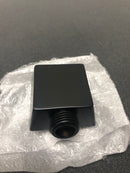 Signature Hardware 449912 Contemporary Square Water Supply Elbow for Hand Shower - Matte Black