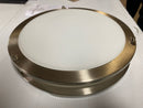 Hampton bay HB36873CCT-35 Flaxmere 14 in. Modern Brushed Nickel Selectable 3 CCT Integrated LED Flush Mount for Kitchens or Bedrooms