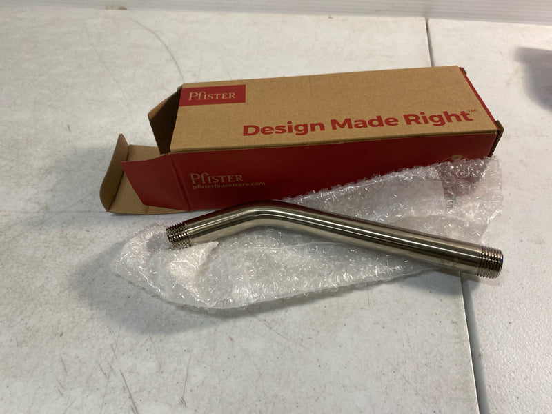 Pfister USC-02SHW Universal 9" Curved Shower Arm - Brushed Nickel