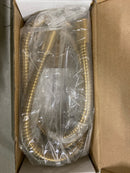 Kohler K-9514-2MB MasterShower 60" Hand Shower Hose with Swivel Base - Vibrant Brushed Moderne Brass