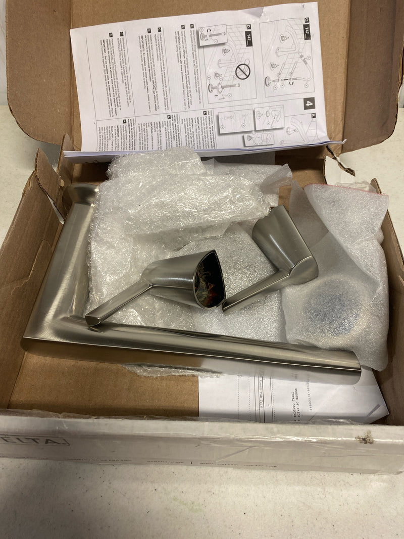 Delta T2771-SS-PR Galeon 2-Handle Deck-Mount Roman Tub Faucet Trim Kit in Lumicoat Stainless (Valve Not Included)