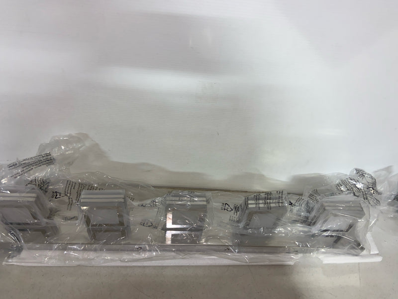 Sunpez YM-JQD888 32.28 in. W 5-Light Chrome Makeup Mirror Lights LED Bathroom Vanity Light Over Mirror Light Fixture for Living Room