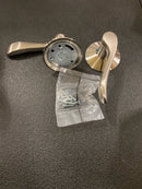 Emtek 505LUUS15 Luzern Non-Turning Two-Sided Dummy Door Lever Set from the Brass Modern Collection - Satin Nickel