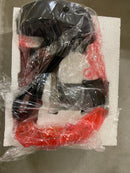 Globe electric 51725 Tristan 7.75 in. 1-Light Matte Black Wall Sconce Light Plug-In/Hardwire Faux Walnut Accent & Stepless Dimming for Indoor