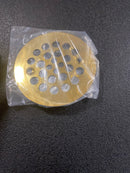 Signature Hardware SH603BG 4-1/4" Round Shower Drain Strainer - Brushed Gold