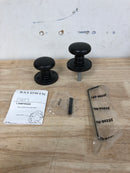 Baldwin Reserve Fdroutrr112 Full Dummy Round Knob and Traditional Round Rose Venetian Bronze Finish