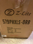 Z-Lite 579PHXLS-ORB Talbot 3 Light 22" Tall Outdoor Single Head Post Light - Rubbed Bronze
