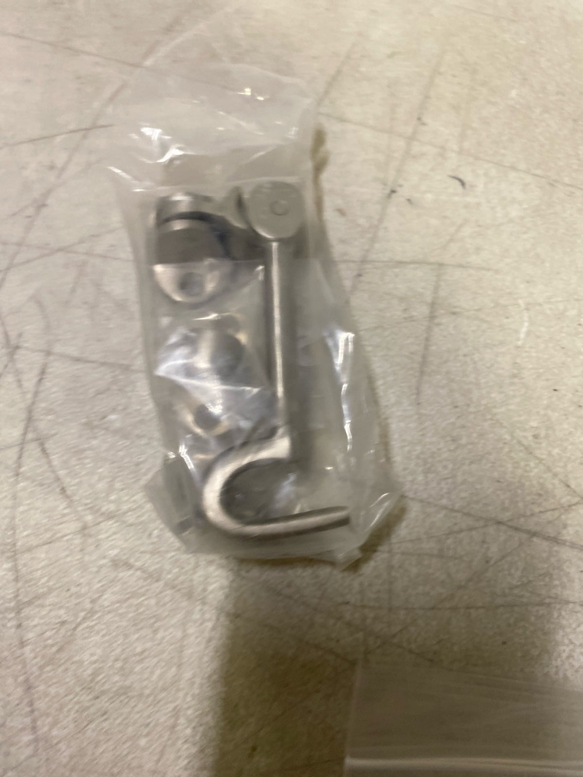 Signature Hardware 461711 5-1/2 - Solid Brass Cabin Door Hook - Brushed Nickel