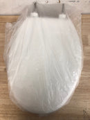 Bemis 7650TDG 000 Elongated Open-Front Toilet Seat, White
