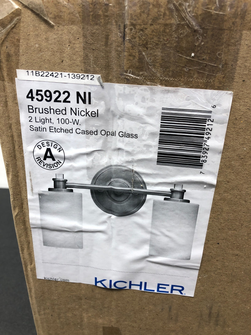 Kichler 45922NI Joelson 14" Wide 2 Light Bathroom Vanity Light - Brushed Nickel