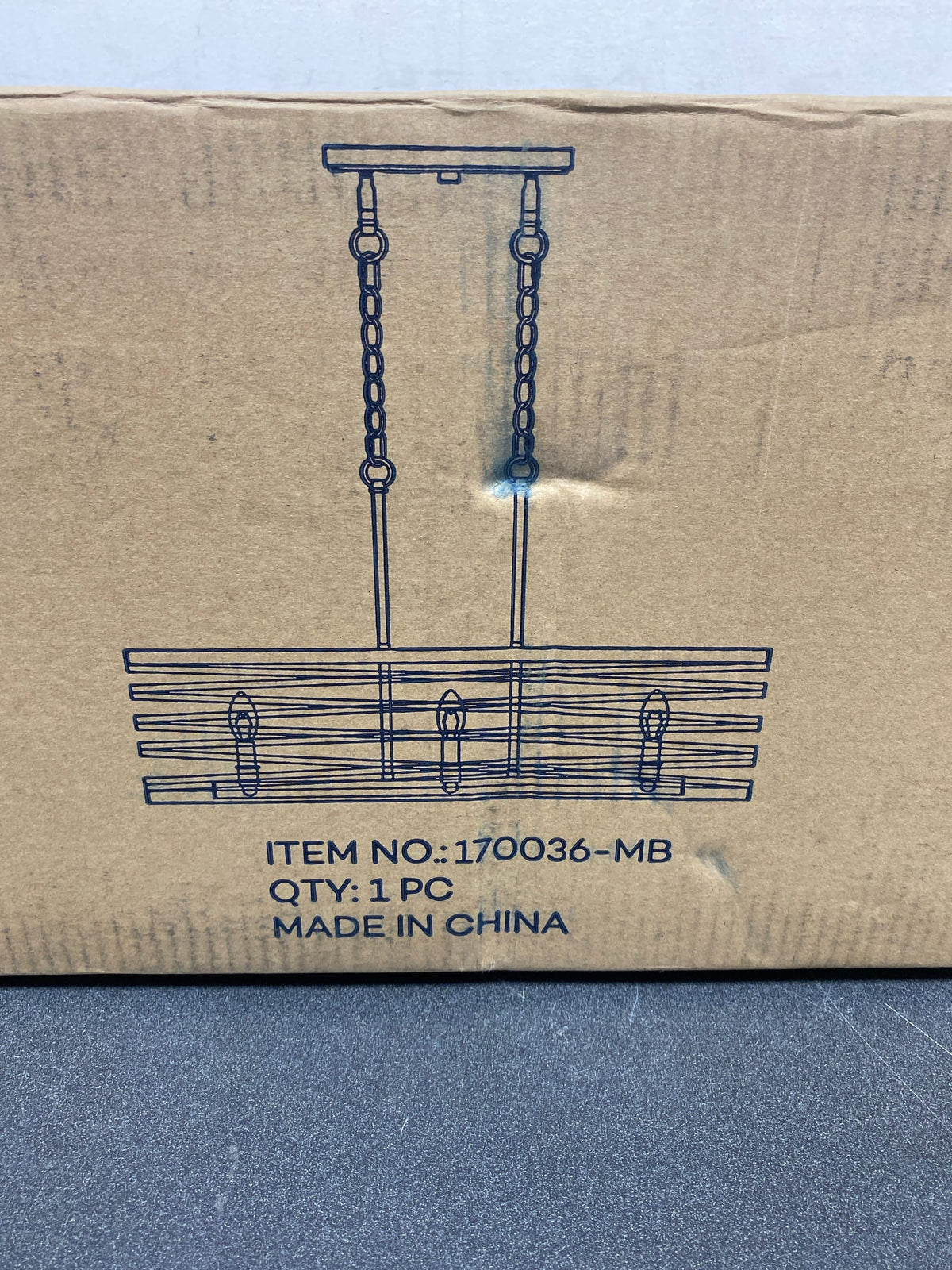 Miseno ML726091-MB Annata 6 Light 32" Linear Chandelier - Matte Black
