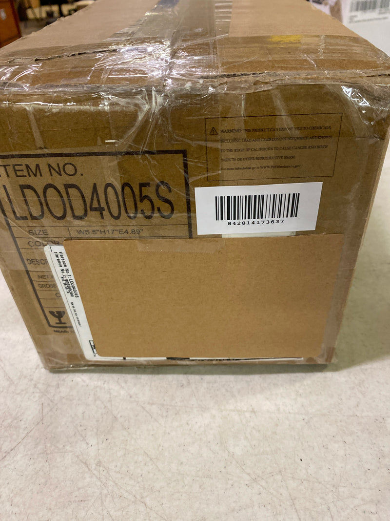 Living District LDOD4005S Raine 17 inch Silver Outdoor Wall Light