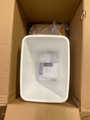 Rev-A-Shelf 4WC-15DM1 Wood Classics 21-3/4" Wood Bottom Mount 35 Qt / 9 Gallon Single Pull Out Trash Can System - Maple / White