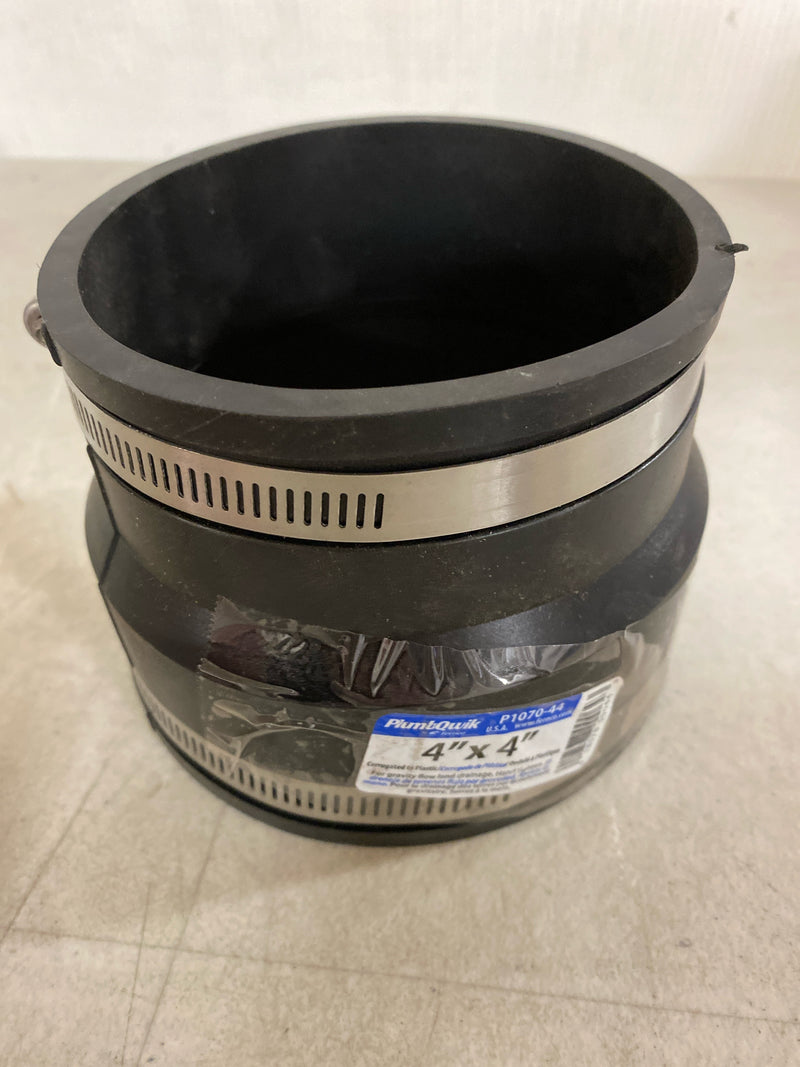 Fernco P1070-44 4 in. ADS and Hancor to 4 in. Flexible PVC Coupling