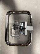 Signature hardware SHHBTRCP Hibiscus Wall Mounted Towel Ring in Chrome