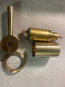 Rohl TAM45W1LMAG Amahle Three Independent, Two Shared Function Thermostatic Valve Trim Only with Single Lever Handle and Integrated Diverter - Less Rough In - Antique Gold