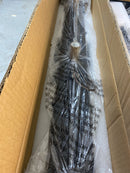 Uolfin 17VFQEHD23984VF Modern Rectangle Dining Table Chandelier Transitional 5-Light Black and Brass Kitchen Island Candlestick Chandelier