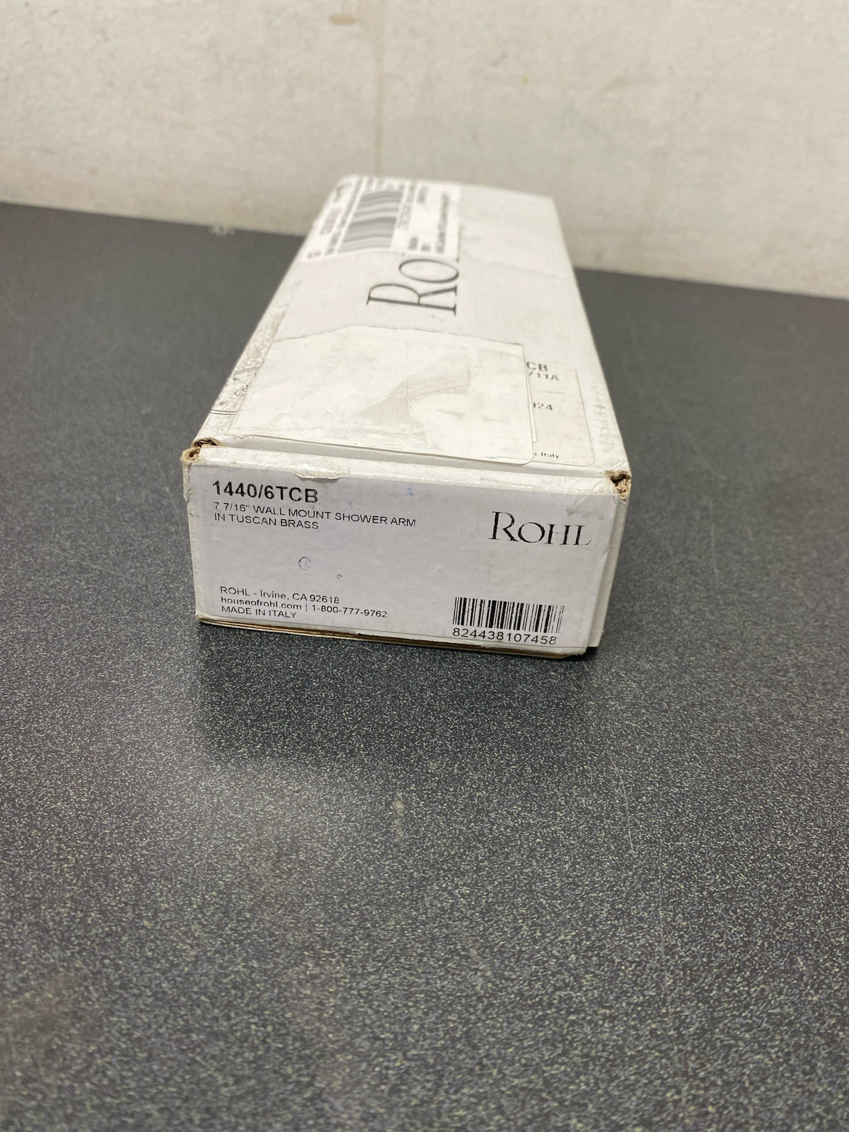 Rohl 1440/6TCB Shower 6-13/16" Wall Mounted Shower Arm and Flange - Tuscan Brass