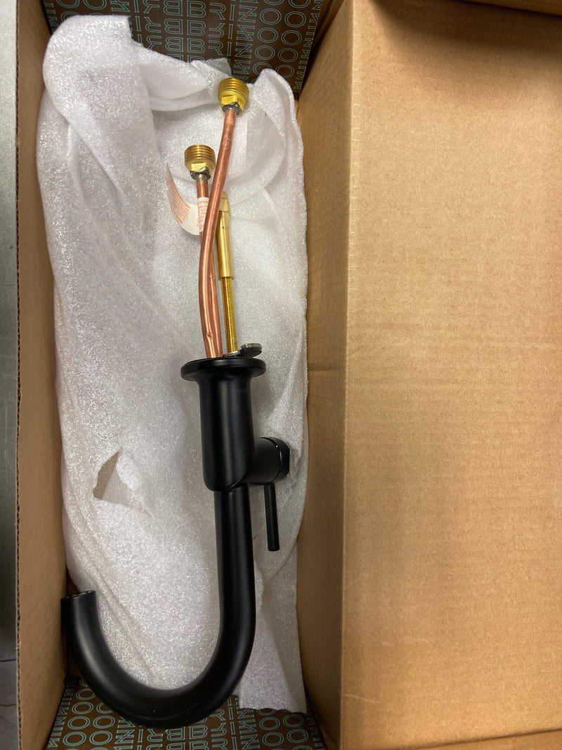 Brizo 65175LF-BL-ECO Odin 1.2 GPM Single Hole Bathroom Faucet with Single Handle - Matte Black