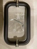 Sure-Loc SHR-1 C Shape 8" Center to Center Back to Back Shower Door Handle Pull Set - Flat Black