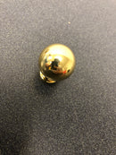Baldwin 4960030 Round Cabinet Knob in Bright Brass