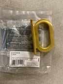 Belwith Keeler B078784BGB Corsa 1" Center to Center Designer Reversible Open Ring Pill Cabinet Handle / Drawer Pull - Brushed Golden Brass