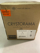 Crystorama Lighting Group 131-VG Calypso 7" Wide Crystal Mini Pendant - Vibrant Gold