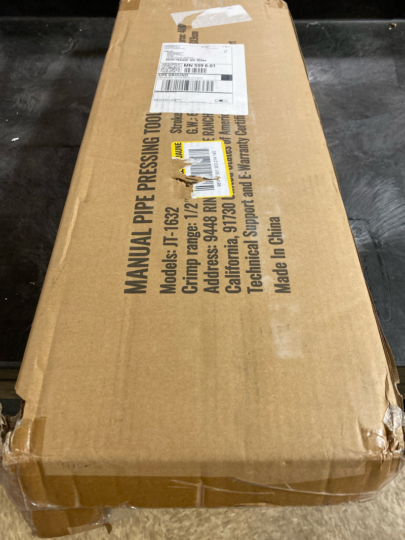 Skyshalo SDSYJVUS123413C2VV0-SK0217 Copper Press Tool Tube Fittings Crimping Kit, Pro Press Crimper with 1/2 in., 3/4 in., 1 in. Quick Change Jaws Wrench