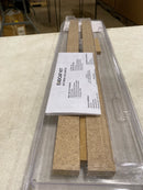 Hampton bay ECAP Kit 4952 Laminate End Cap Kit in Typhoon Ice with Full Wrap Ogee Edge